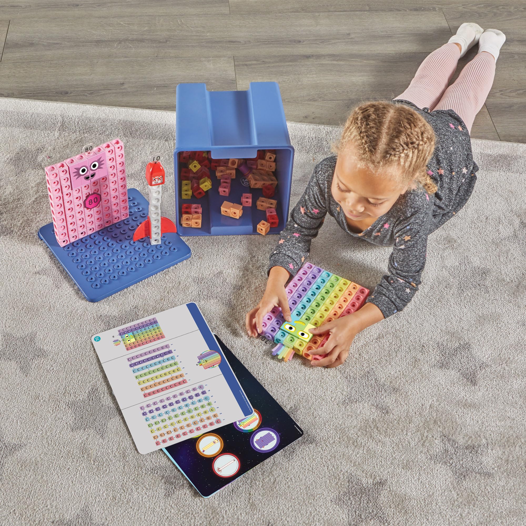 Conjunto De Atividades Mathlink Cubes Hand2mind Numberblocks