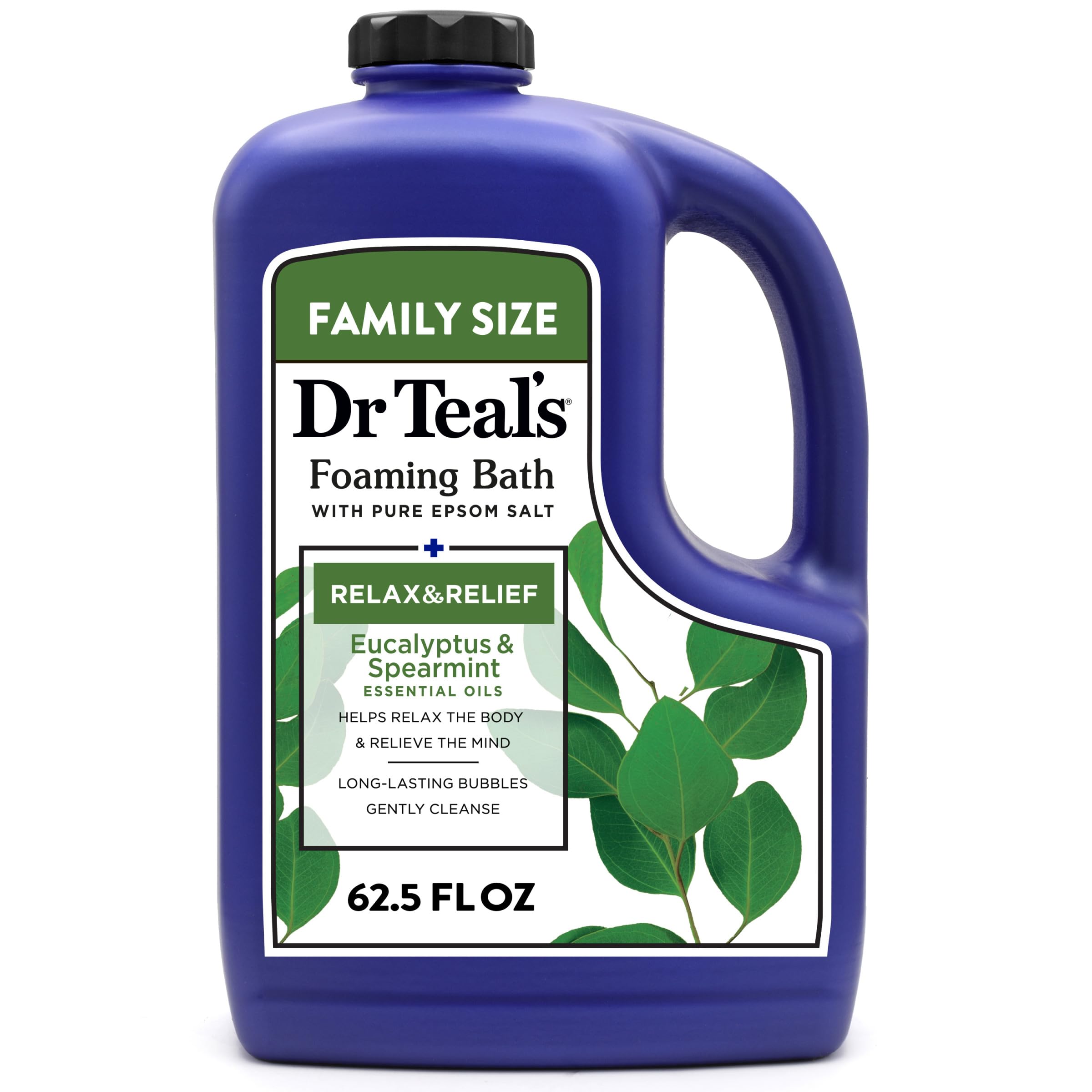 Banho De Espuma Dr. Teal's Relax &amp; Relief Eucalyptus 1,85l