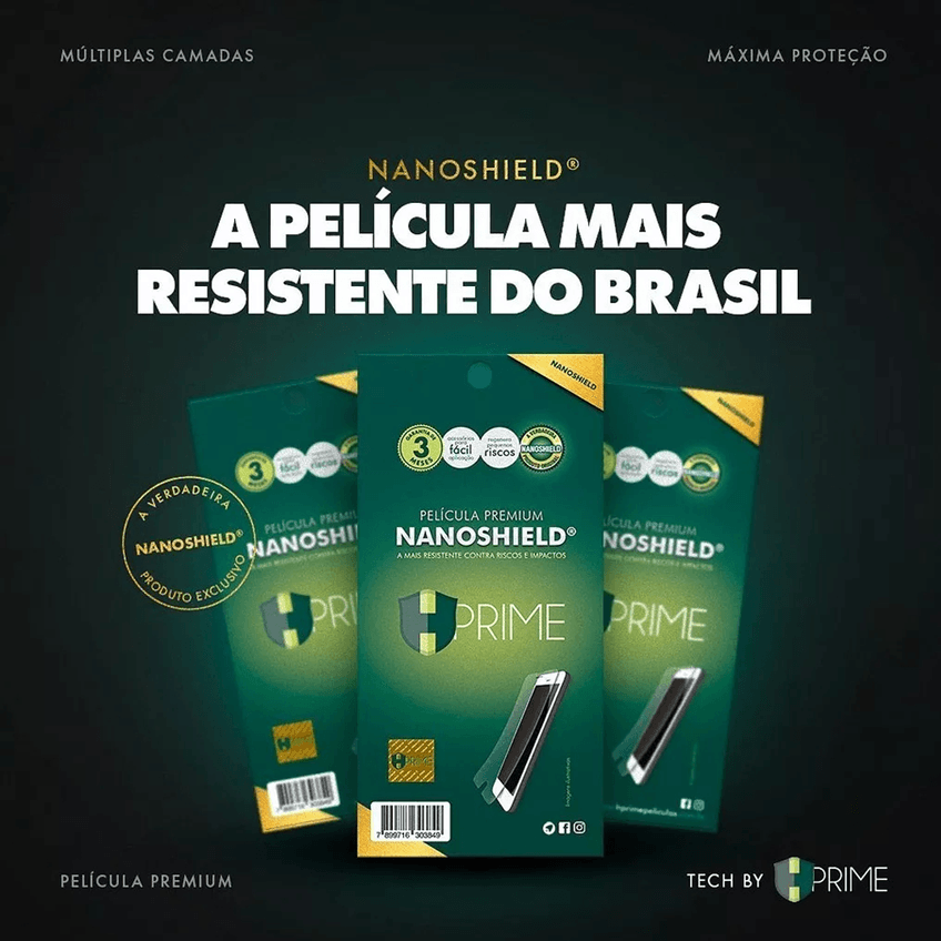 Pelicula Hprime Nanoshield Apple Iphone 17 Pro Max Tela 6.8 - imagem 4