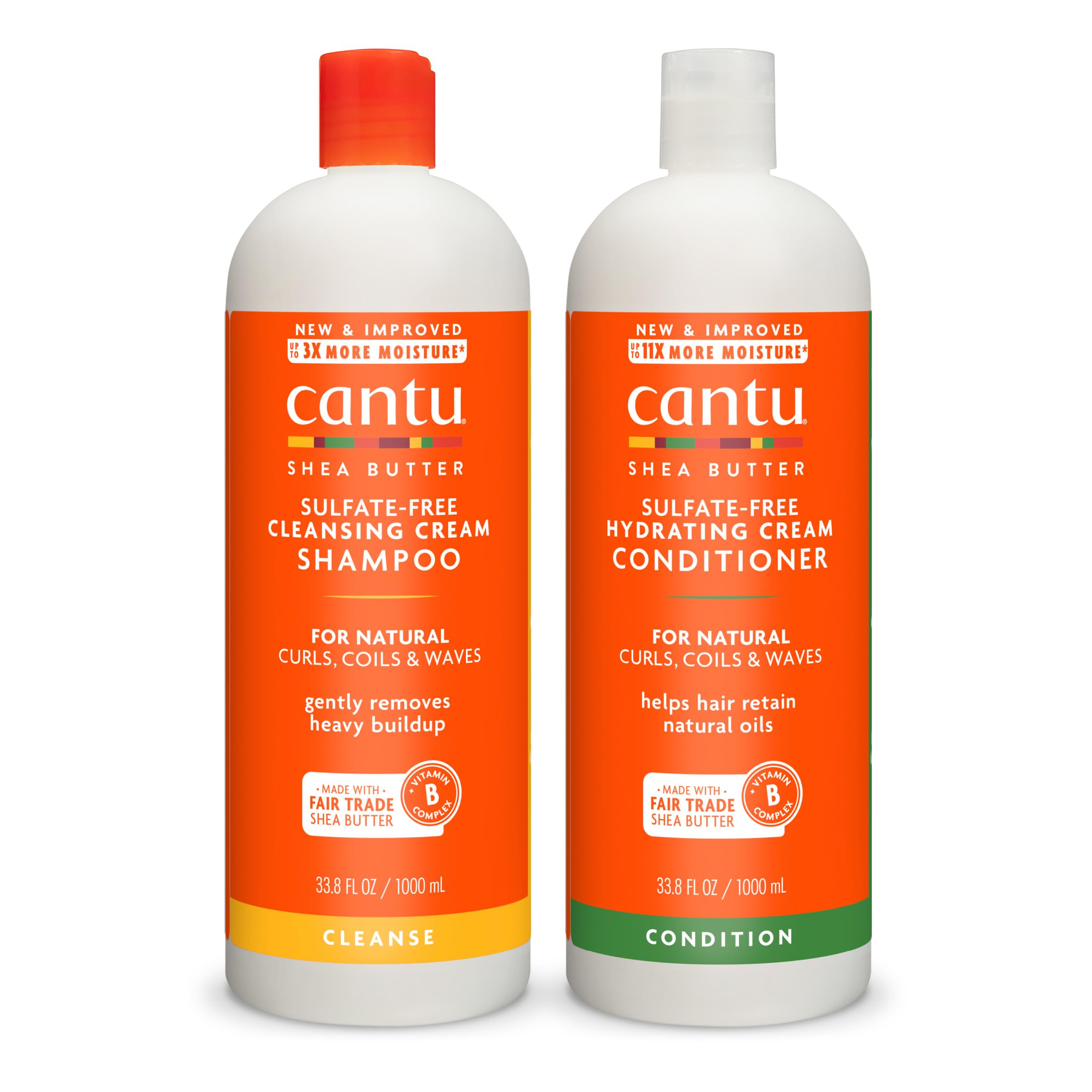 Shampoo E Condicionador Cantu Com Manteiga De Karité 1l (pacote Com 2)