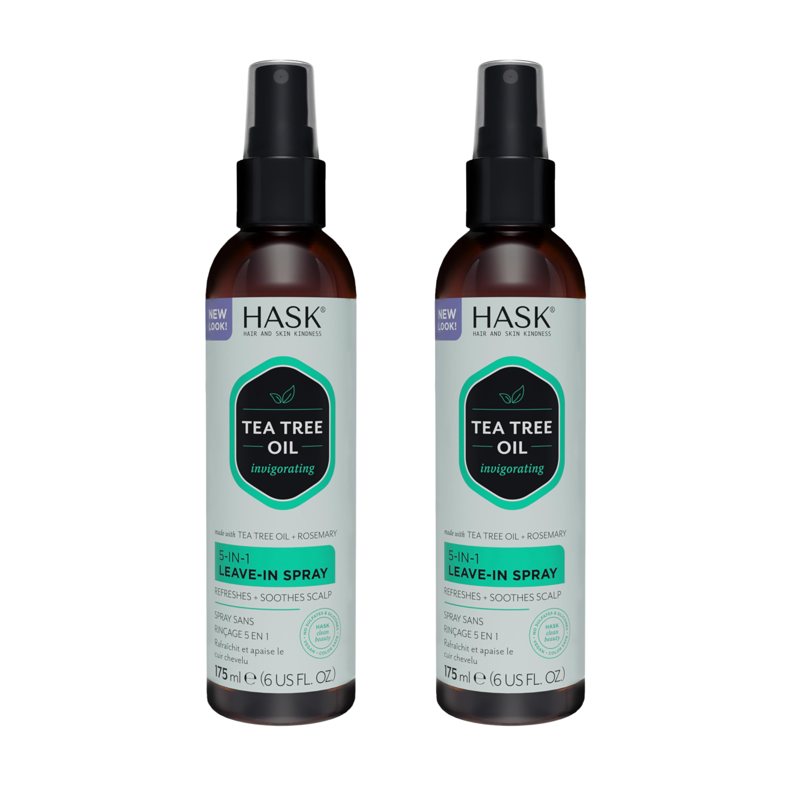 Spray Condicionador Leave In Hask Tea Tree Oil 5 Em 1 180 Ml