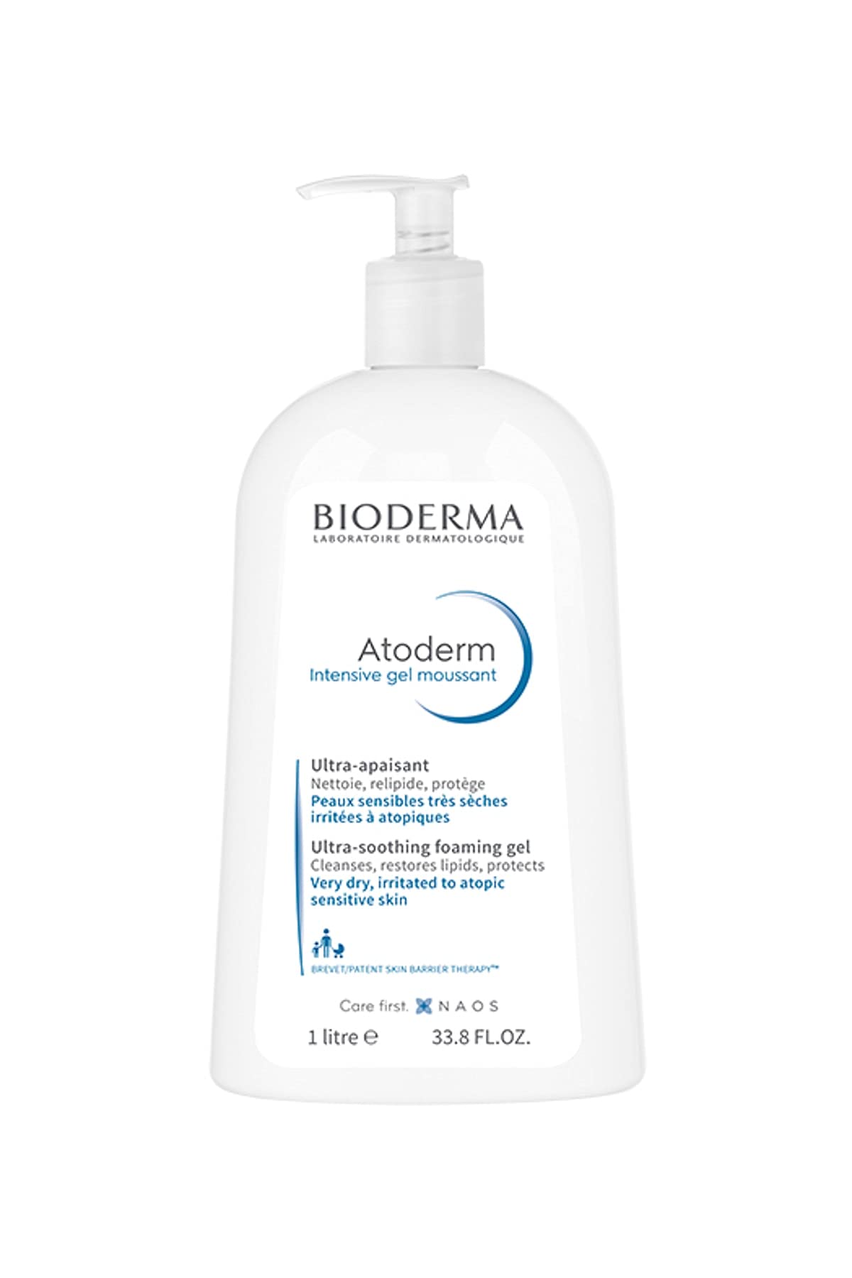 Limpador Bioderma Atoderm Intensive Ultra Rich 1l Para Pele Muito Seca