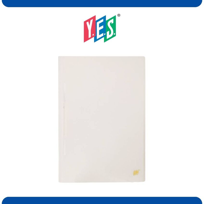 Pasta Grampo Trilho Ofício Yes Transparente Cristal Arquivo Escolar Aula Documentos Folhas Papel - imagem 5