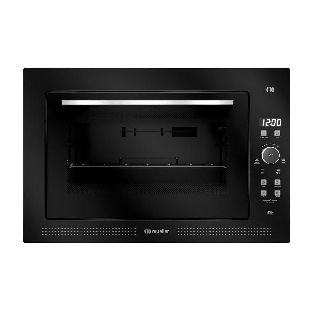 Forno 50l de Embutir Mueller Preto - Elétrico - Digital Mfe50l - 220v