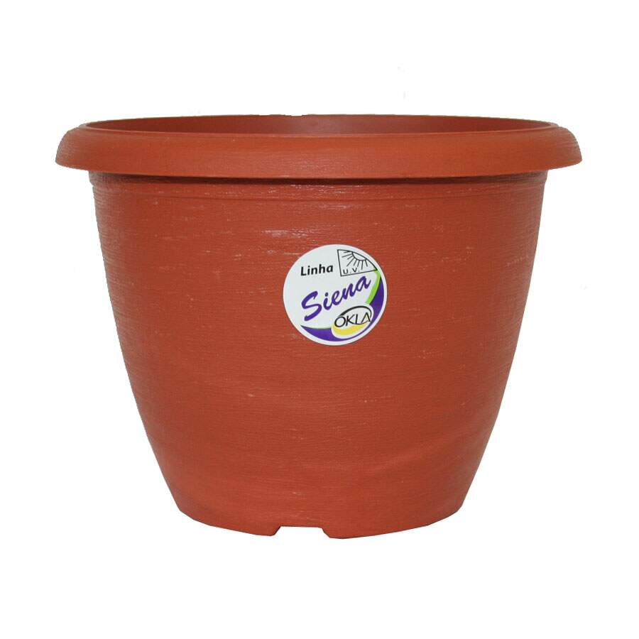 Vaso Okla Siena Terracota para Jardim - Tamanho 2