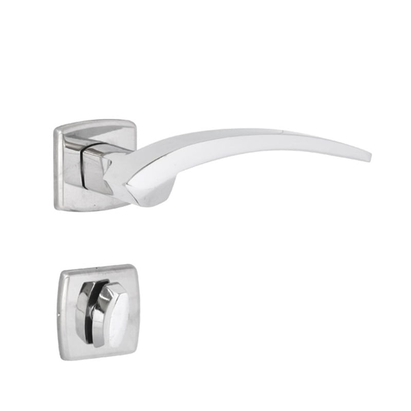 Fechadura Arouca Banheiro Columbia 55mm Roseta Cromado