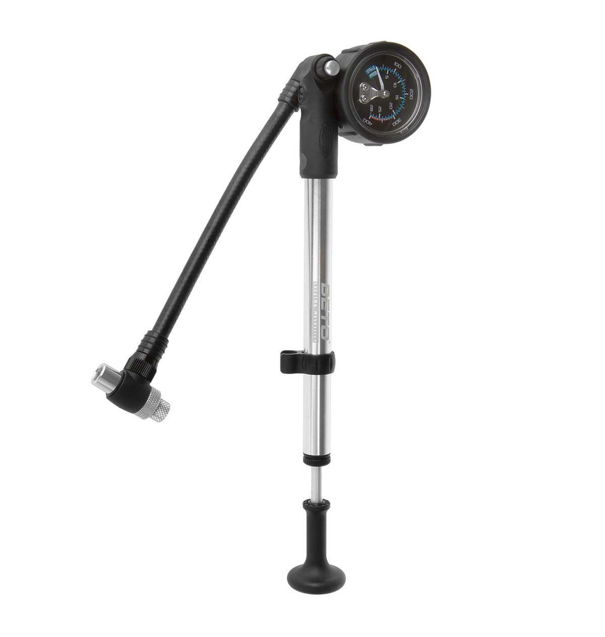 Bomba De Suspensão Bike Mtb Bicicleta Com Manômetro 400 Psi