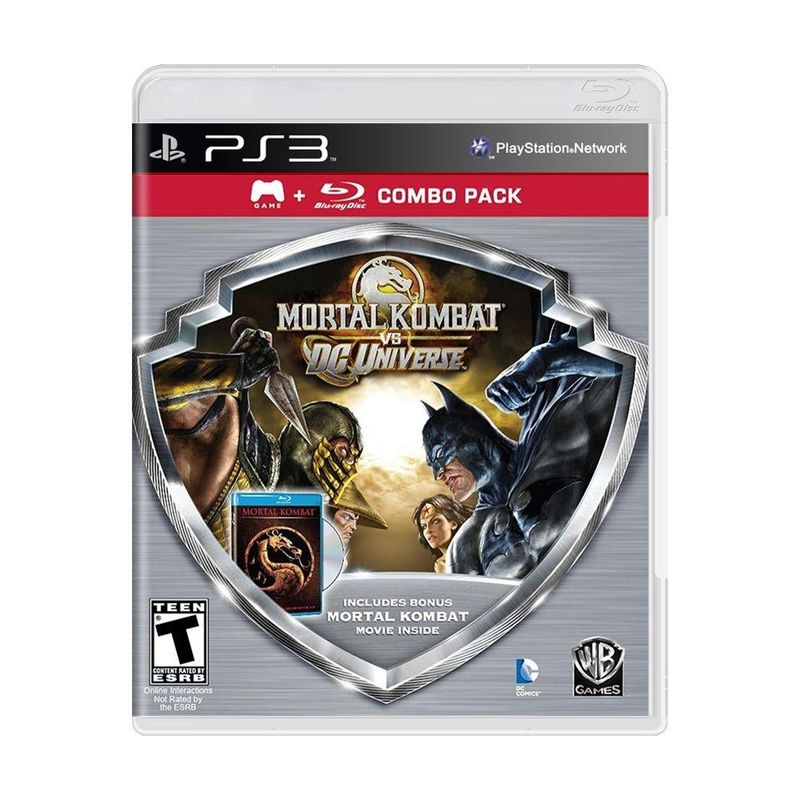 Jogo Mortal Kombat Vs. Dc Universe - Combo Pack - Playstation 3 - Warner Bros Interactive Entertainment