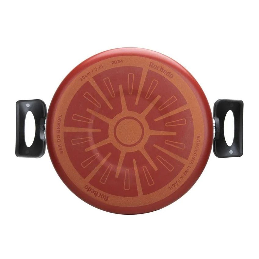 Caçarola Rochedo Facilita 20cm - 5861034135 Vermelho - imagem 4