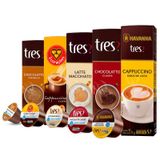 Kit 5 Caixas Bebida Cremosa Três Corações - 50 Cápsulas