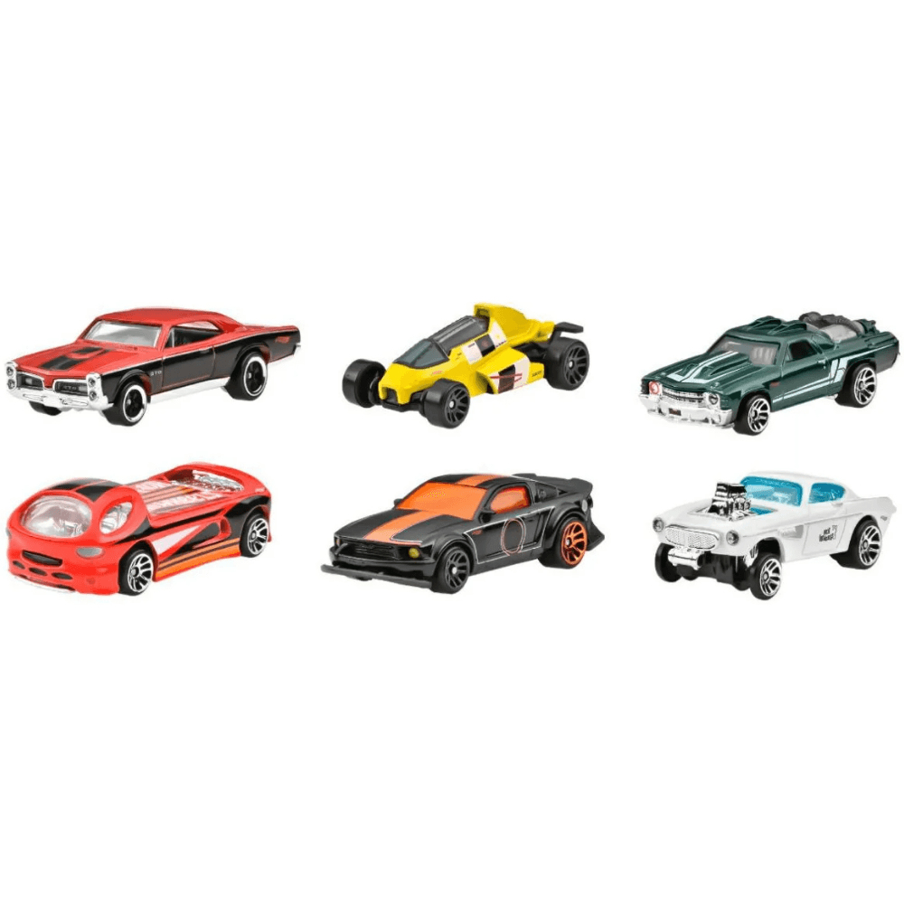 Carrinho Hot Wheels Legends Tour C/ 6 Peças - Silver Series
