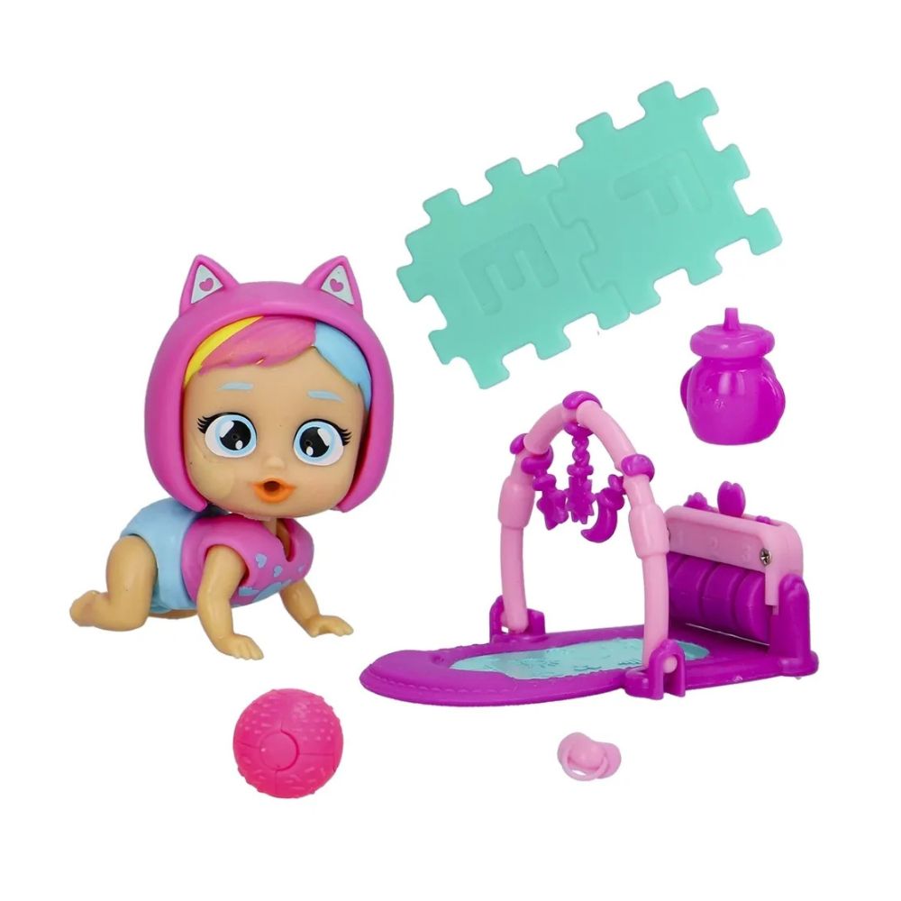 Boneca Cry Babies Playtime Millie Ginasio De Atividades Multikids Br2464