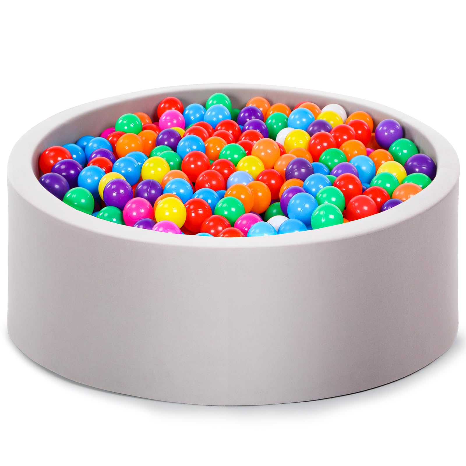 Foam Ball Pit Wilwolfer Para Crianças Pequenas Com Esponja De Memória Macia