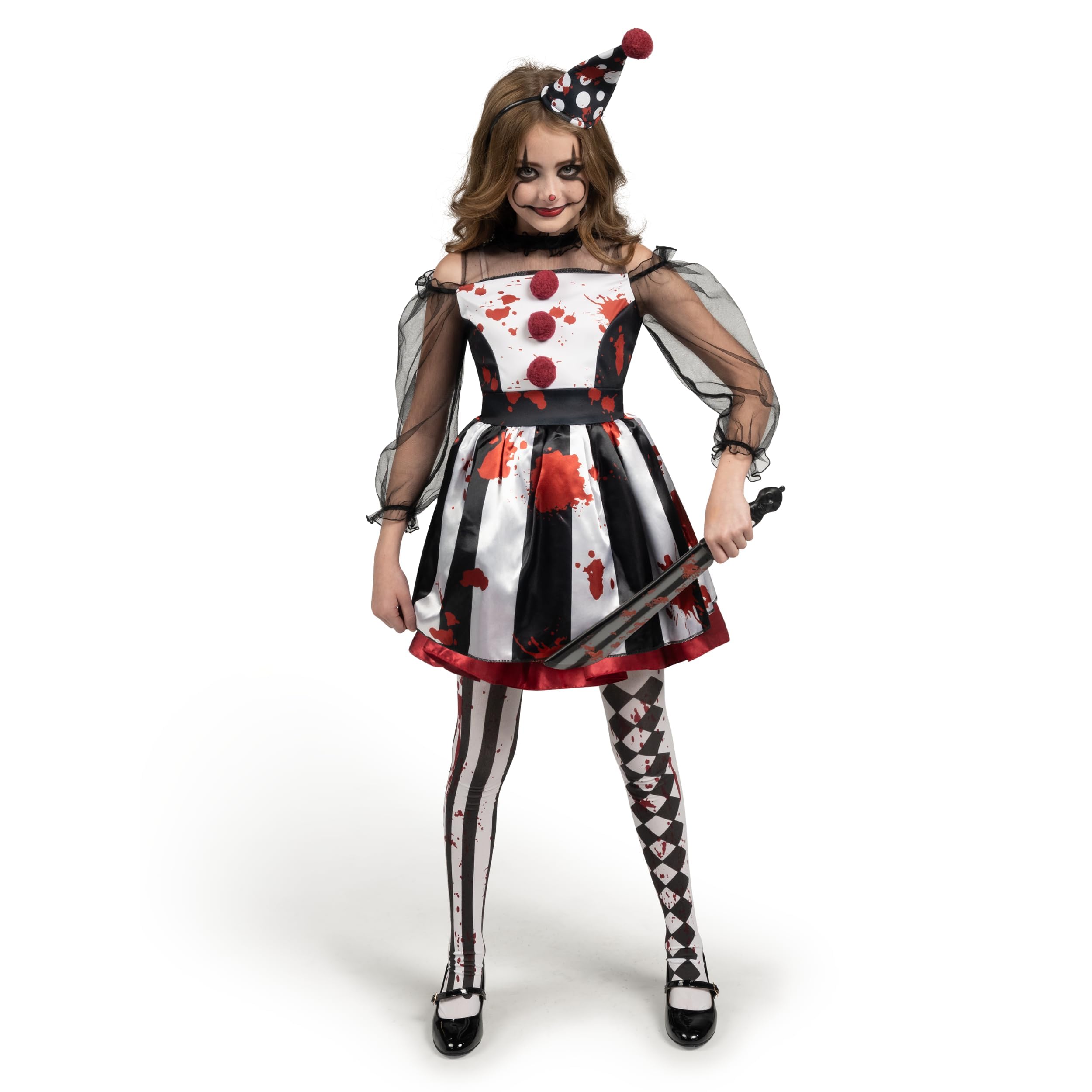 Vestido De Halloween Costume Spooktacular Creations Girls Clown