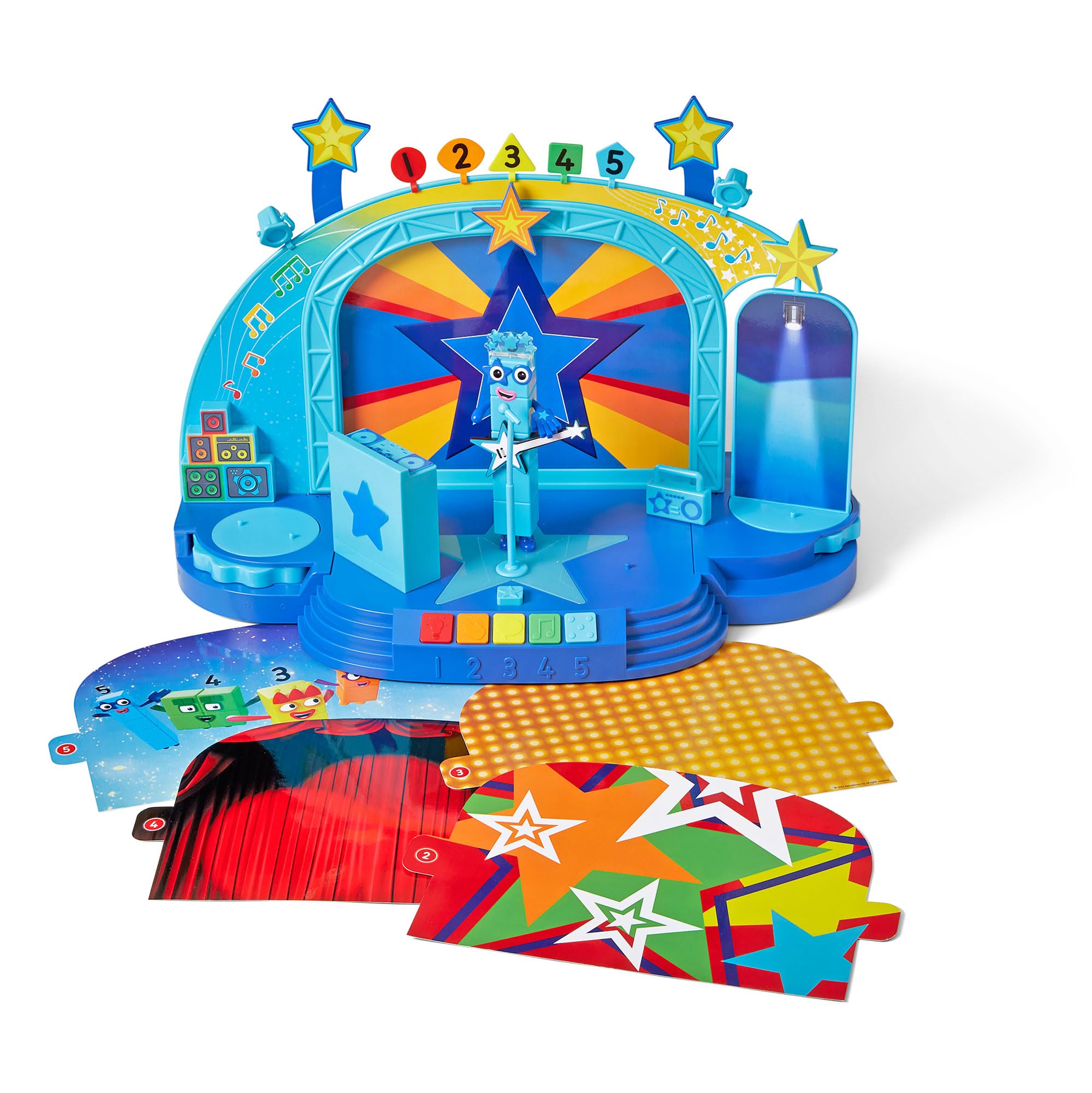 Playset Hand2mind Numberblock Five's Musical Superstar Stage