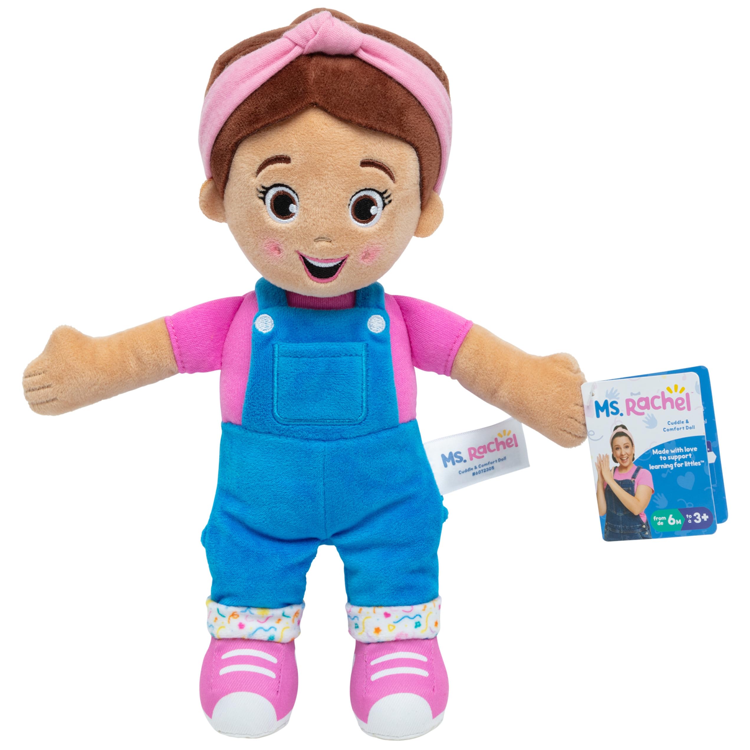 Boneca De Pelúcia Ms. Rachel Official Cuddle & Comfort 28 Cm