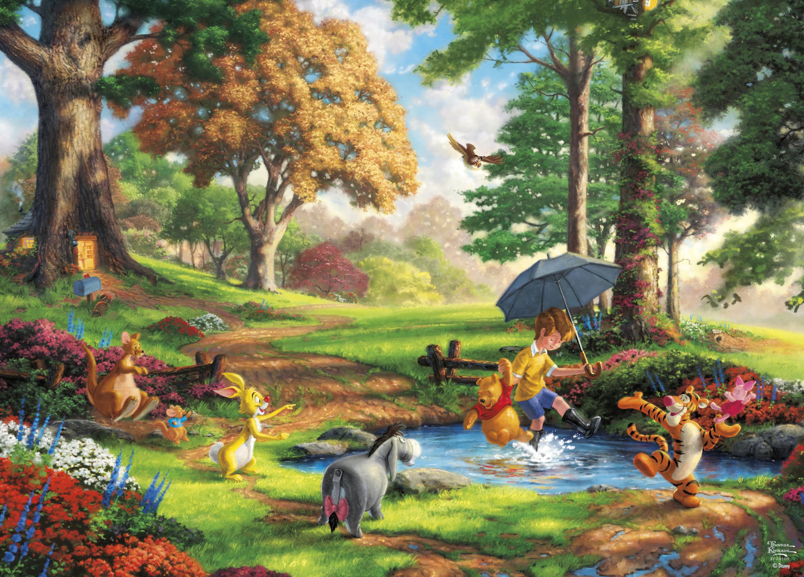 Quebra-cabeça Ceaco Thomas Kinkade Disney Winnie The Pooh