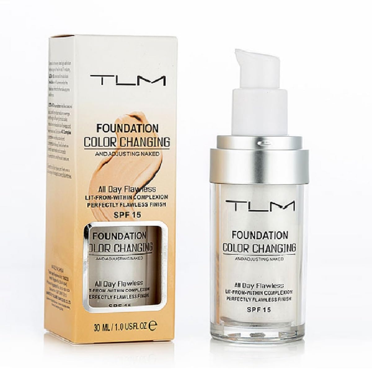 Foundation Nvyue Tlm Color Changing Spf15 30ml