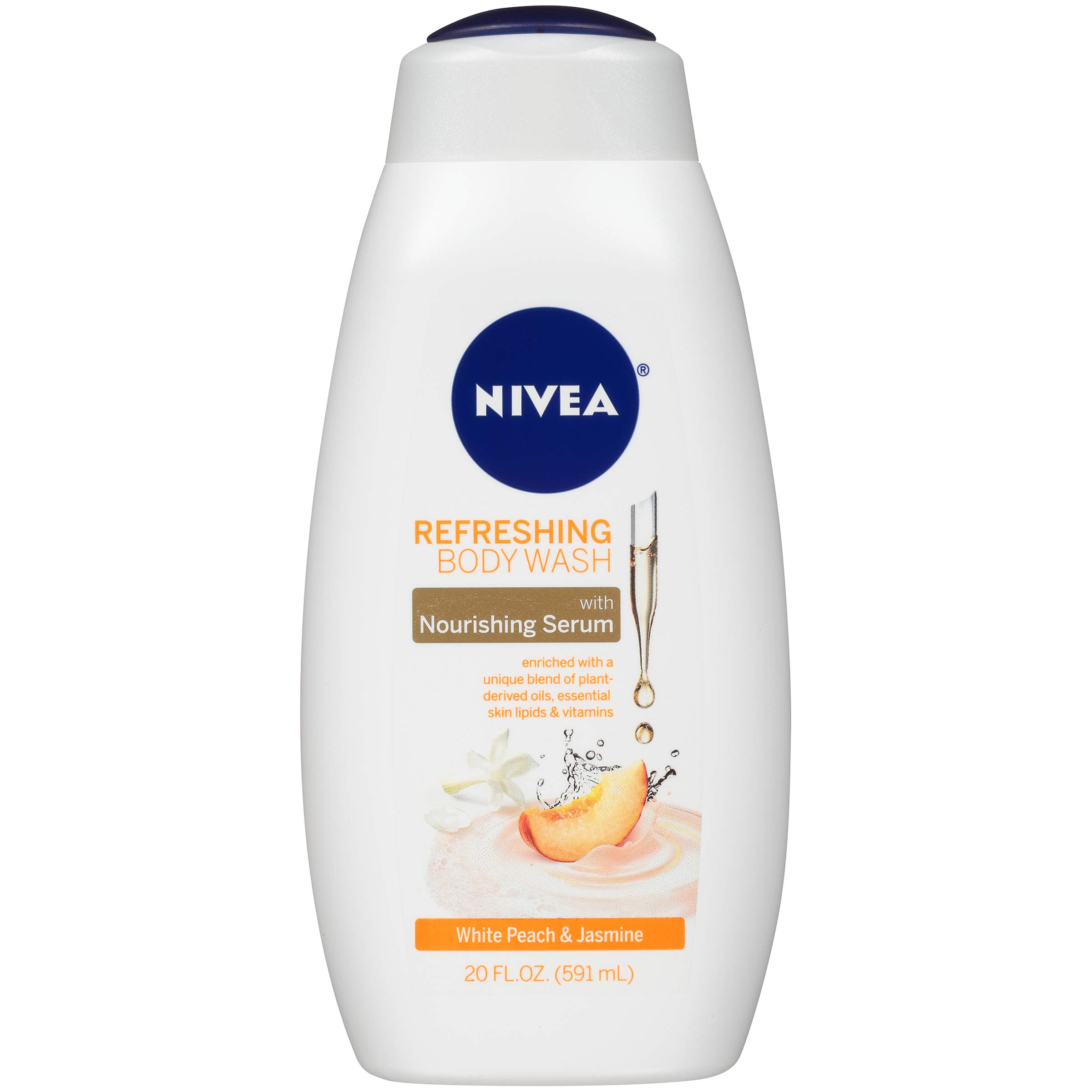 Sabonete Líquido Nivea Refrescante Pêssego Branco E Jasmim 600ml