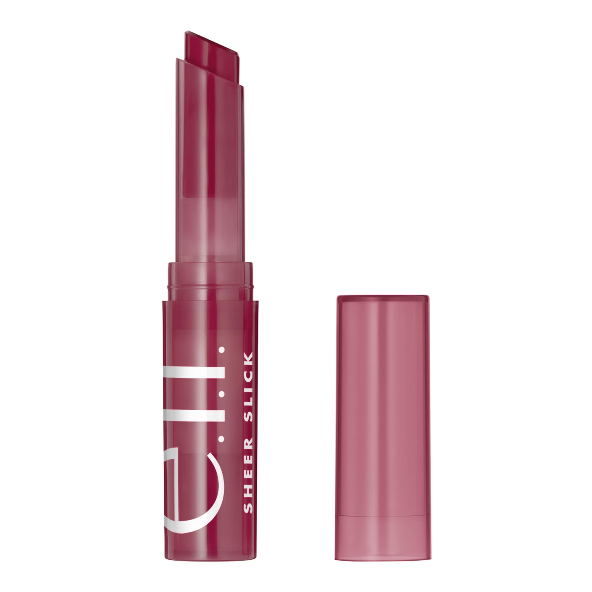 Batom E.l.f. Sheer Slick Hydrating Com Vitamina E Vegan Black Cherry