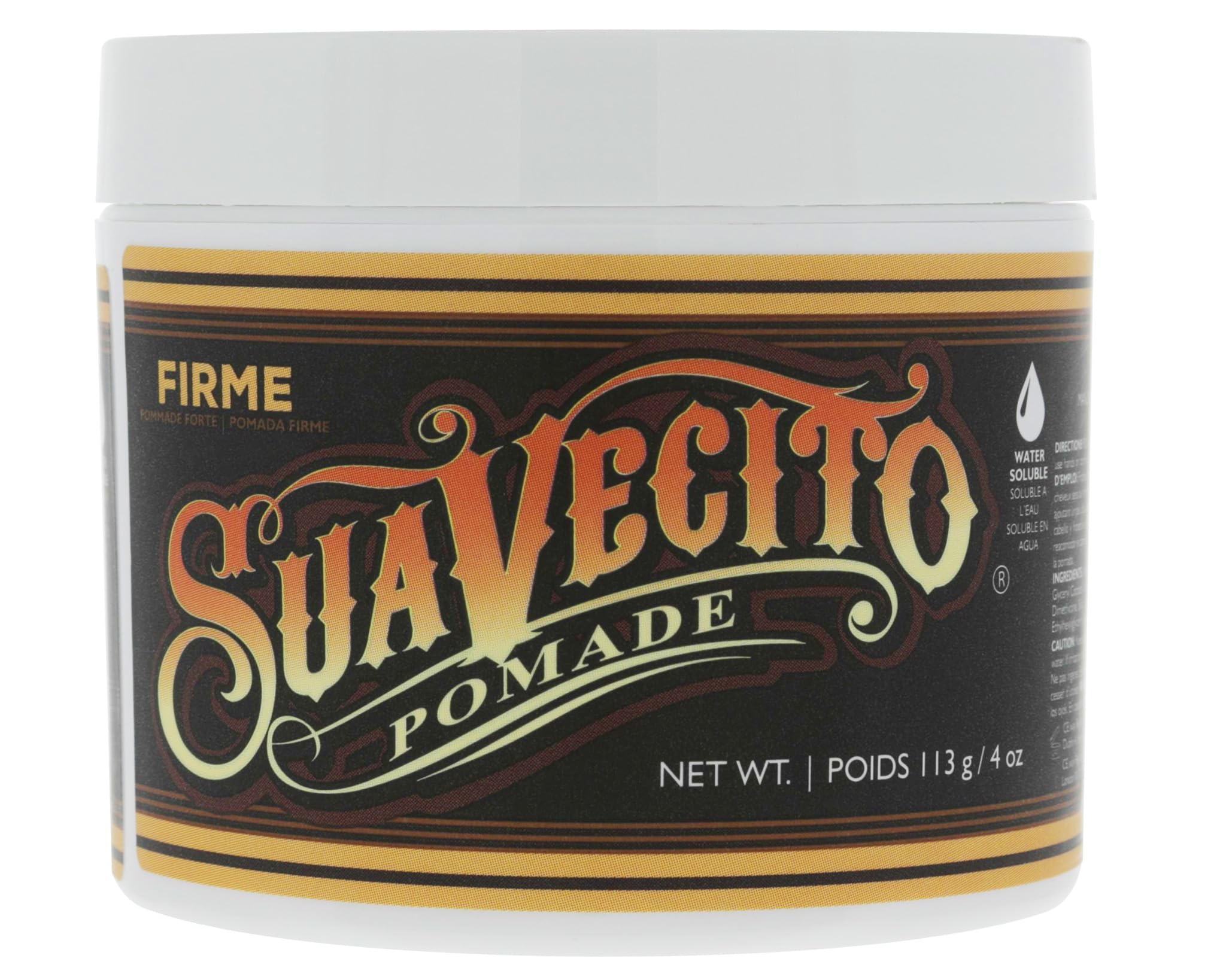Pomada Para Cabelo Suavecito Pomade Firme (strong) Com Capacidade Para 118 Ml