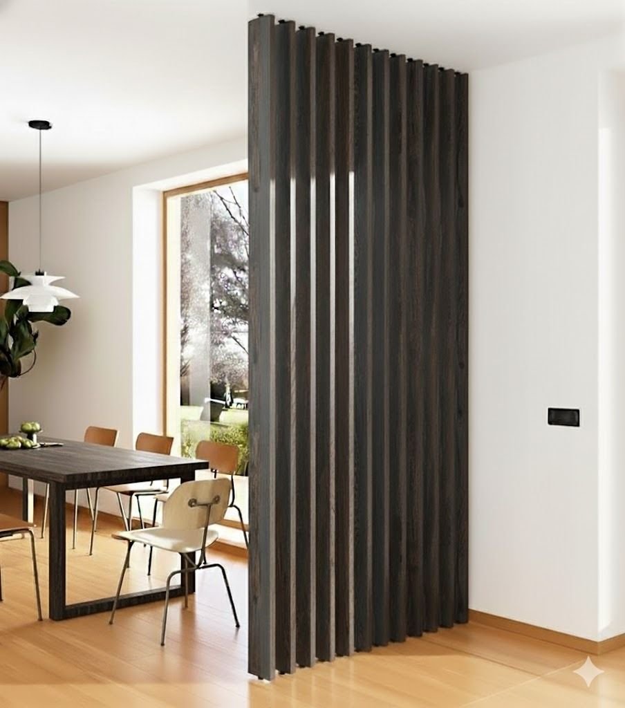 Kit 12 Divisórias Leve Decorativa Wpc 270cm X 10cm X 3,5cm Formaco Decor Imbuia