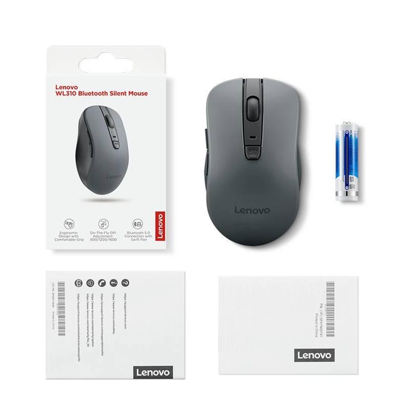 Mouse Bluetooh Lenovo Wl310 - Gy51q65621 Cinza - imagem 4