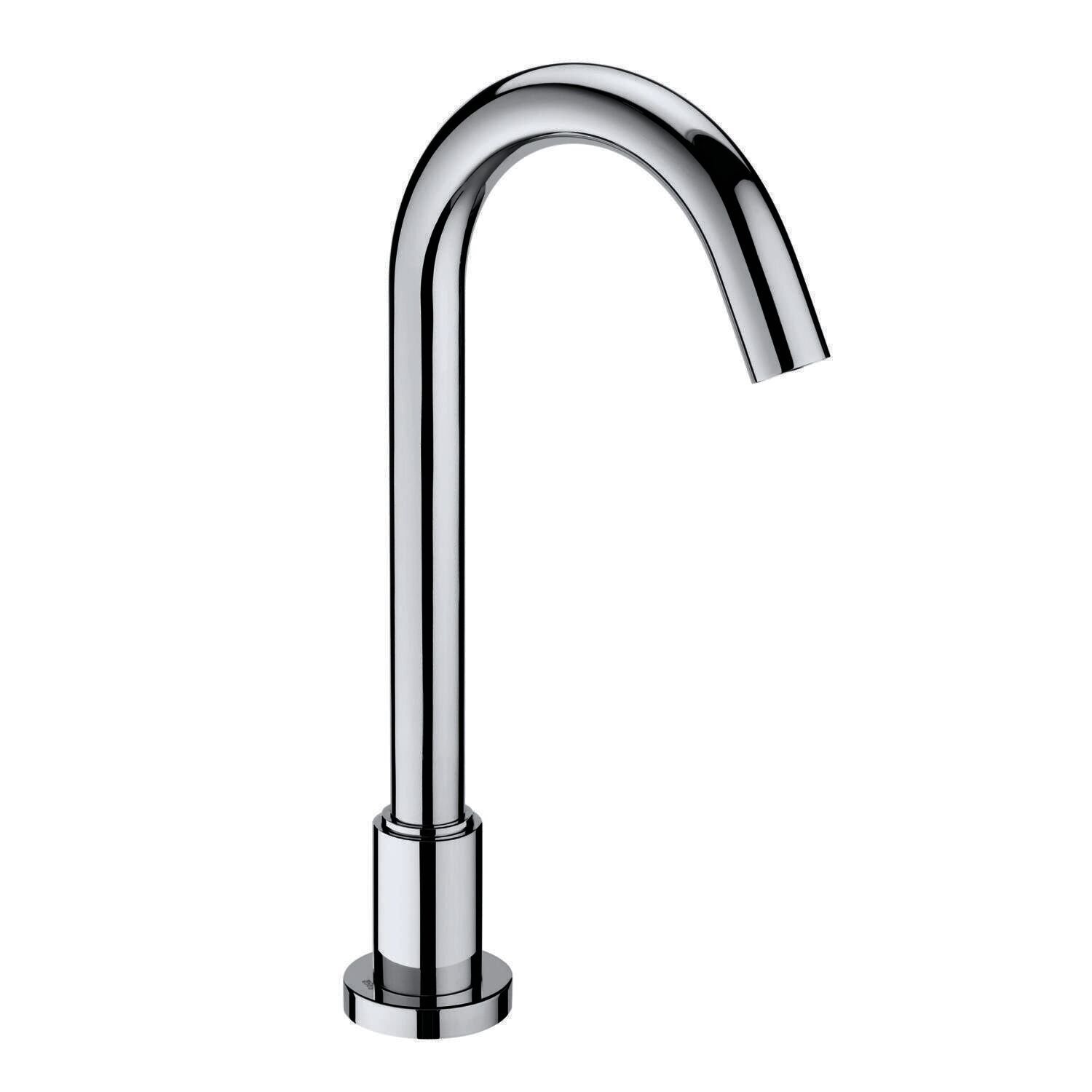 Torneira Eletrônica Corrente Direta Lavátorio Mesa Bica Alta Loft-e Cromado Roca Cromado