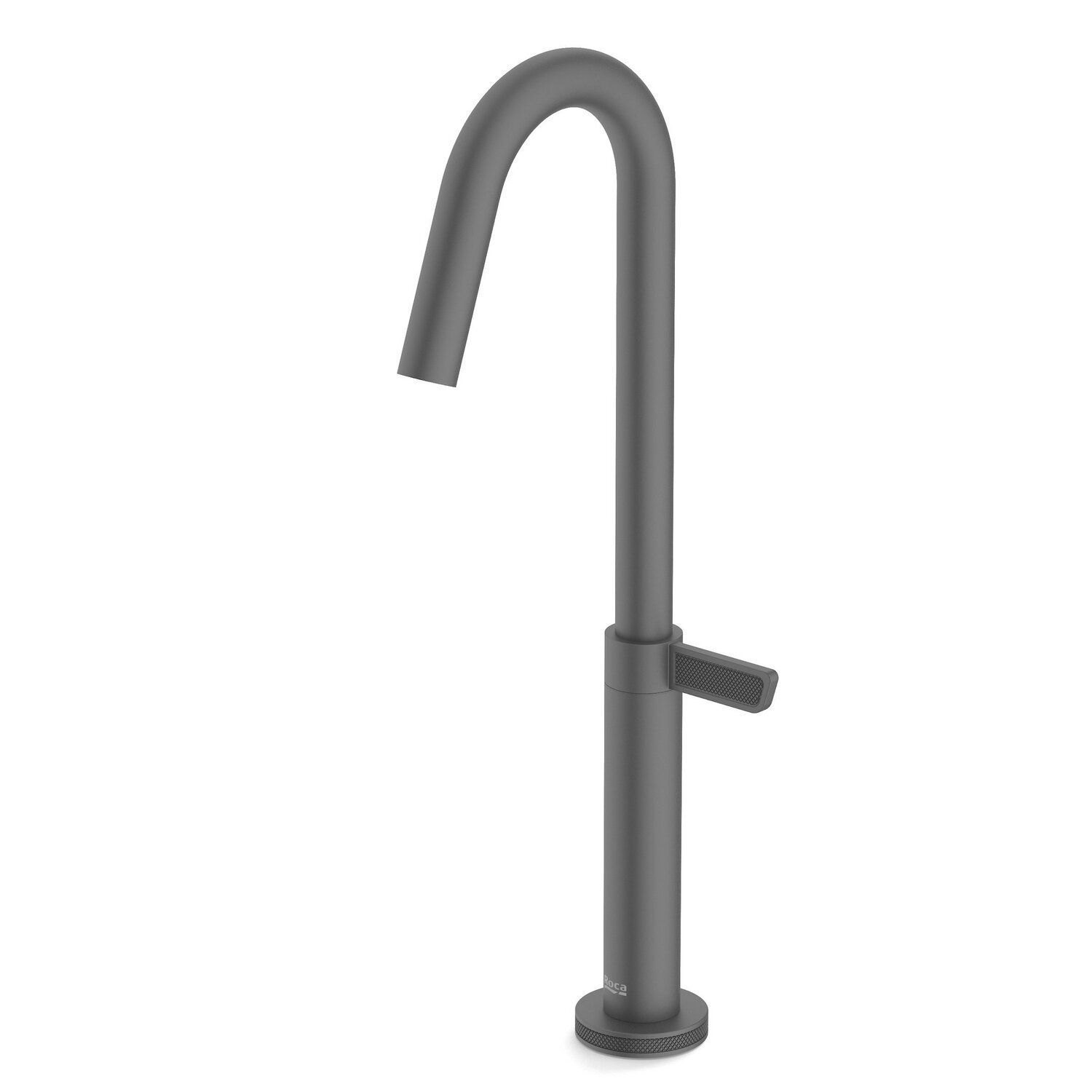 Torneira Para Lavatório De Mesa Bica Alta Logic Grafite Matte