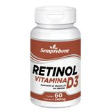 Retinol Vitamina D3 Semprebom ¿ 60 Cap. de 240 mg.