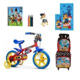 Bicicleta Patrulha Canina Aro 12 - 8 Itens