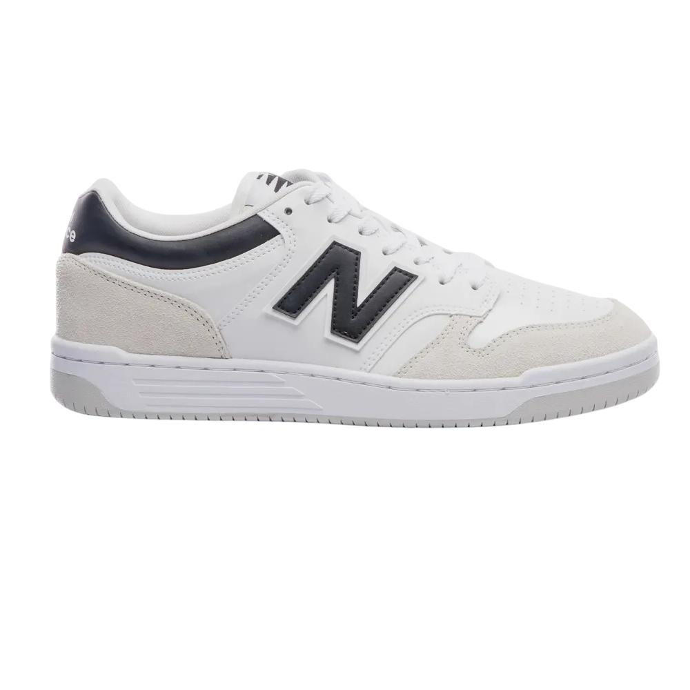 Tenis New Balance 480 Low Unissex - Branco/preto - 34