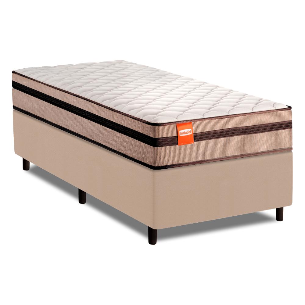 Cama Box Solteiro Molas Ensacadas Bali 88x188x60cm