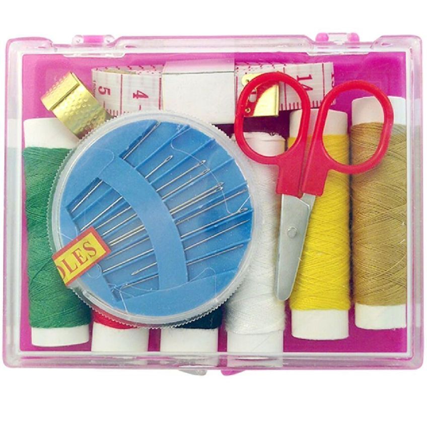Kit De Costura De 20 Peças Com Estojo - Im46058 - Imporiente Kit De Costura 20pçs Com Estojo - Im46058 - Imporiente - imagem 3