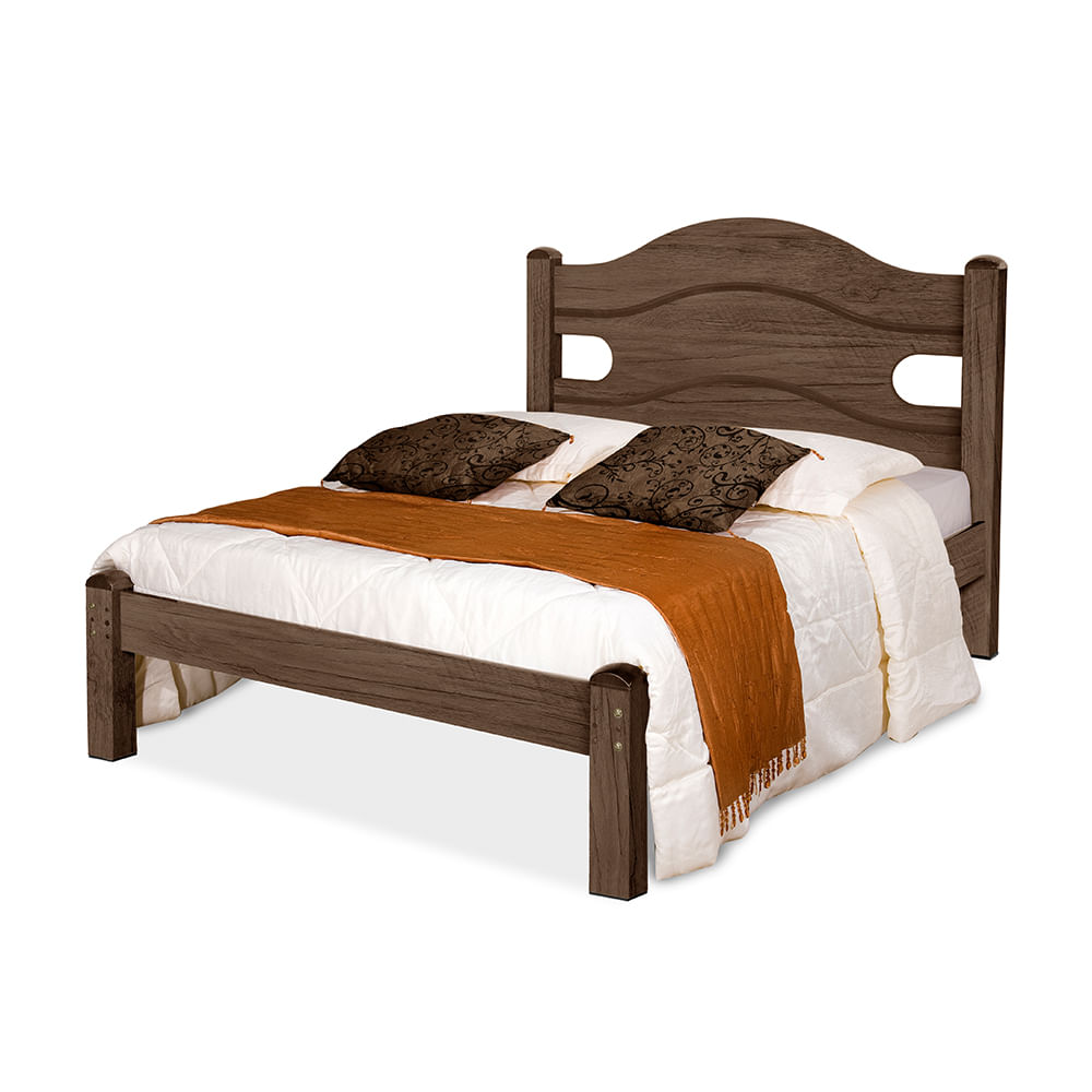 Cama de Casal Super Confortavel Amendoa Roma 130-140 - Movelaria Decor