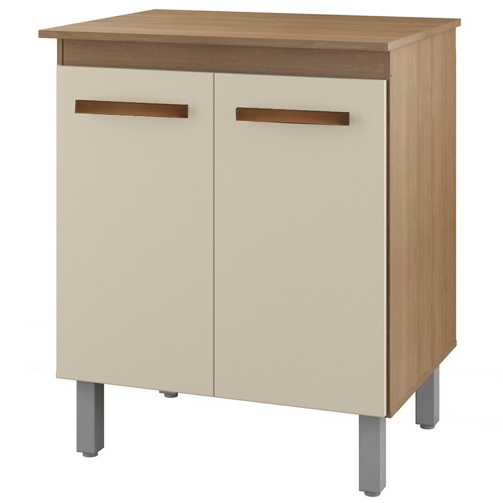 Balcao Multiuso 2 Portas 75 Cm Serena Savana Off White Mobbs