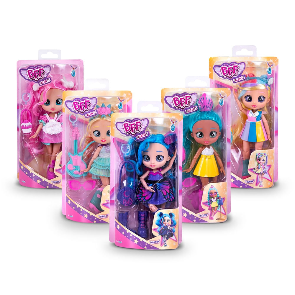 Boneca Bff By Cry Babies Série Talents Modelo Sortido Multikids - Br2099