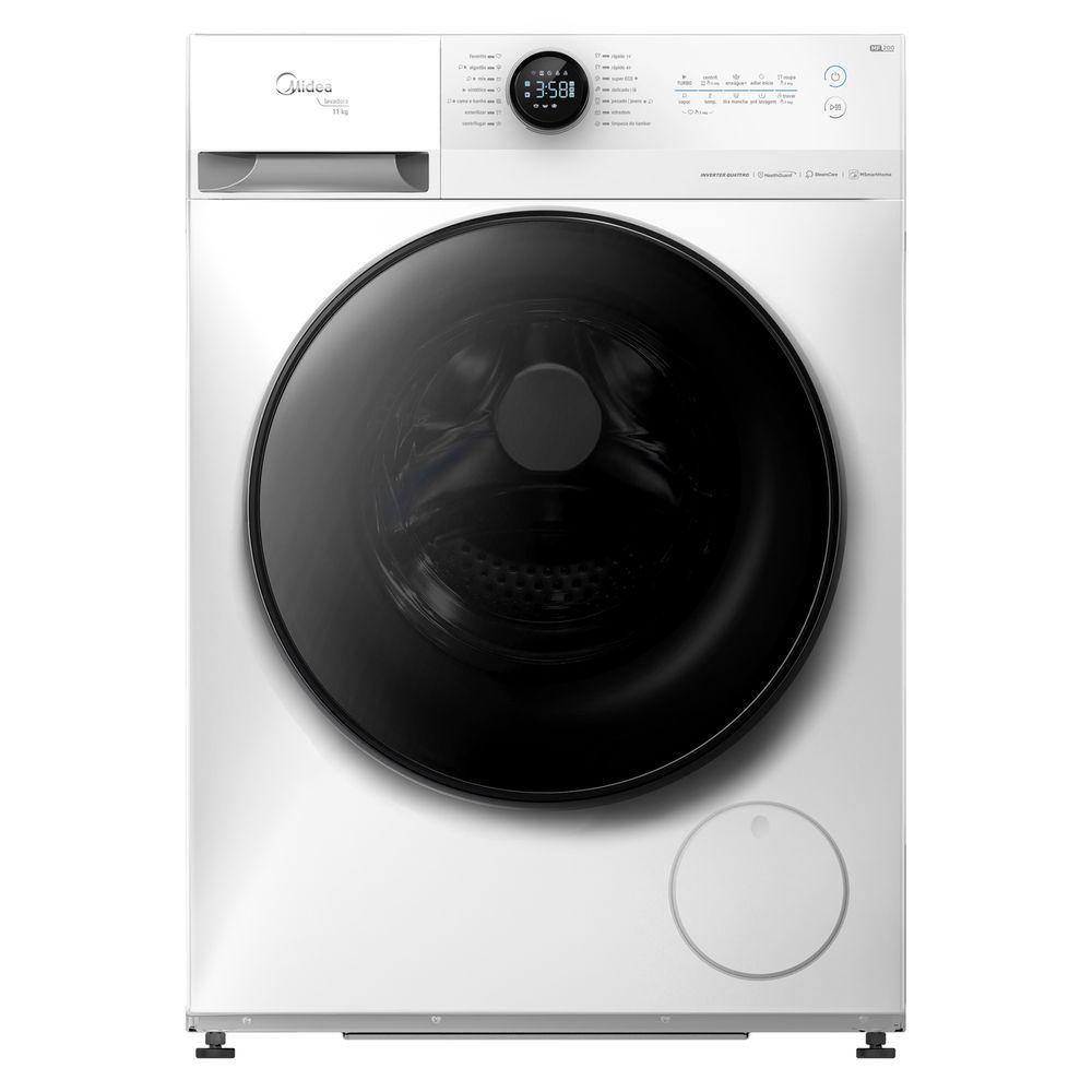 Lavadora de Roupa 11 Kg Frontal Branco Healthguard Smart Midea - 220v - Mf200w110wb/wk-02