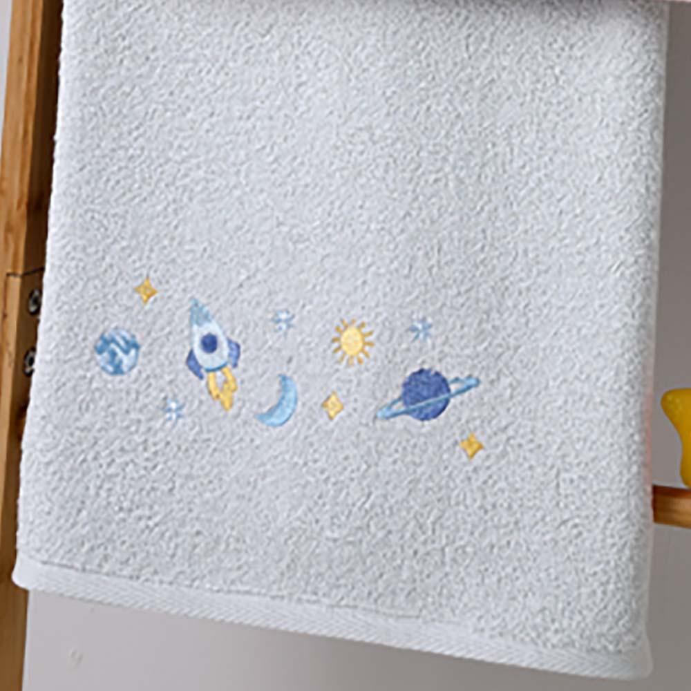 Toalha De Banho Avulsa Infantil Felpuda Encanto - Dohler Azul Claro