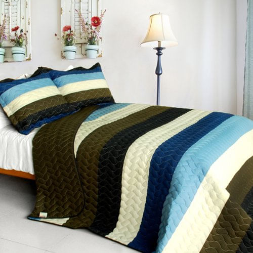 Conjunto De Cama Blancho Romantic Town Quilt Full/queen 230x230cm