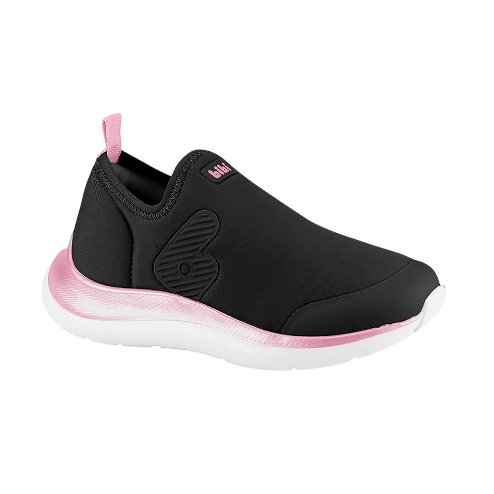 Tenis Bibi Action Lycra Ref 1167343 Preto/rosa 33