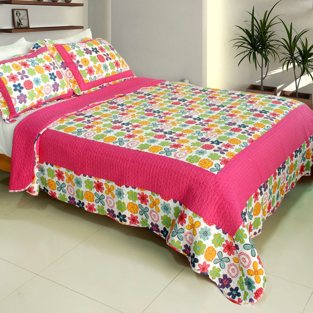 Conjunto De Edredões Blancho Bedding Full/queen Algodão 3 Peças