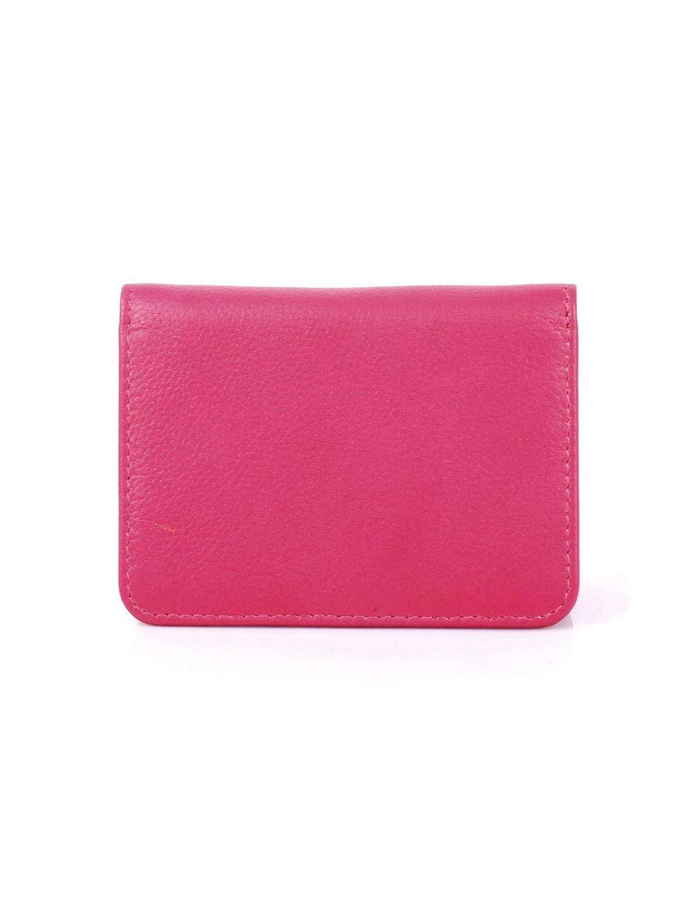 Porta-cartões Karla Hanson Leather Rfid Hot Pink