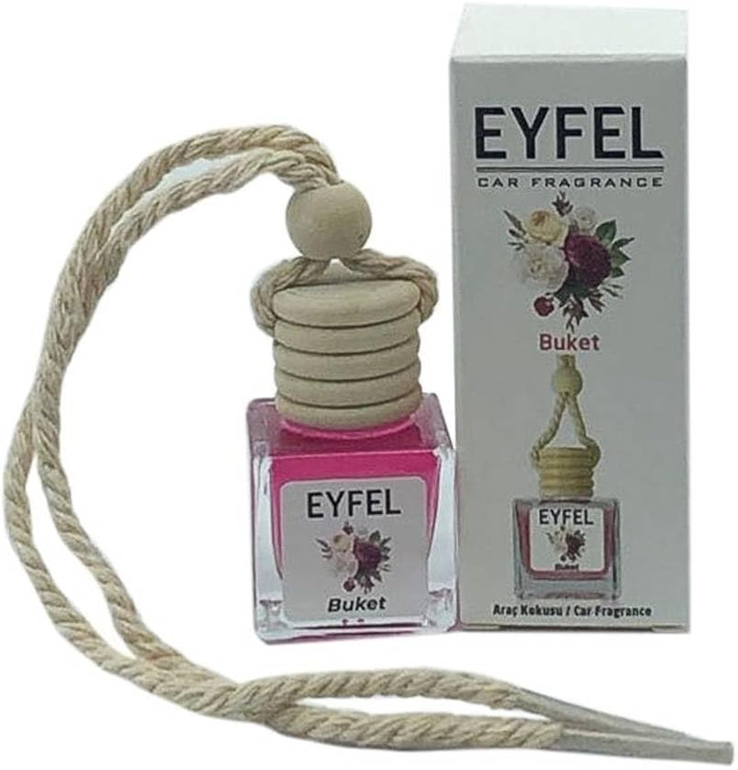 Purificador De Ar Para Carro Eyfel Buket Scent 10ml Rosa