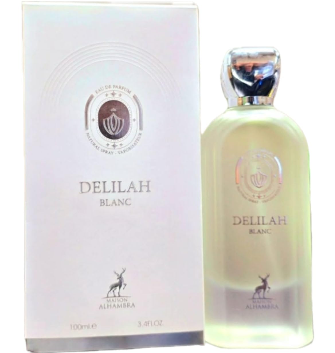 香水(女性用) Maison Alhambra Delilah Blanc 100ml Perfume Maison Alhambra Delilah Blanc Edp 100ml Para Mulheres