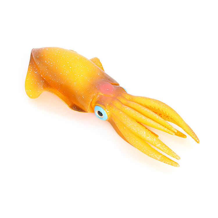 Figura De Brinquedo Realista Squid Pvc Ocean Creature Modelo 20,5 Cm