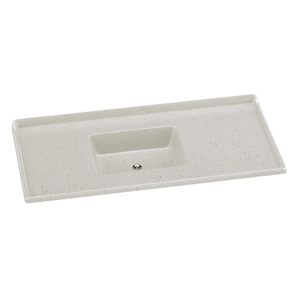 Pia De Cozinha Mármore Sintético 120x55cm Multimóveis Cr20479 Travertino