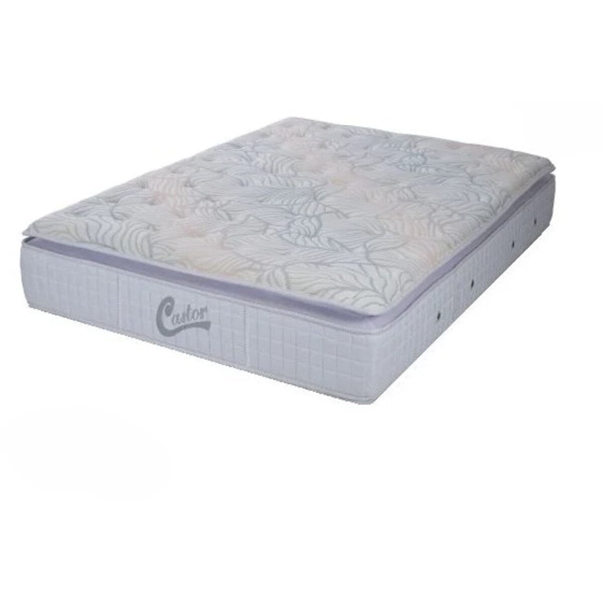 Colchão Queen Castor Vitagel Super Luxo Pocket One Face 158x198x29