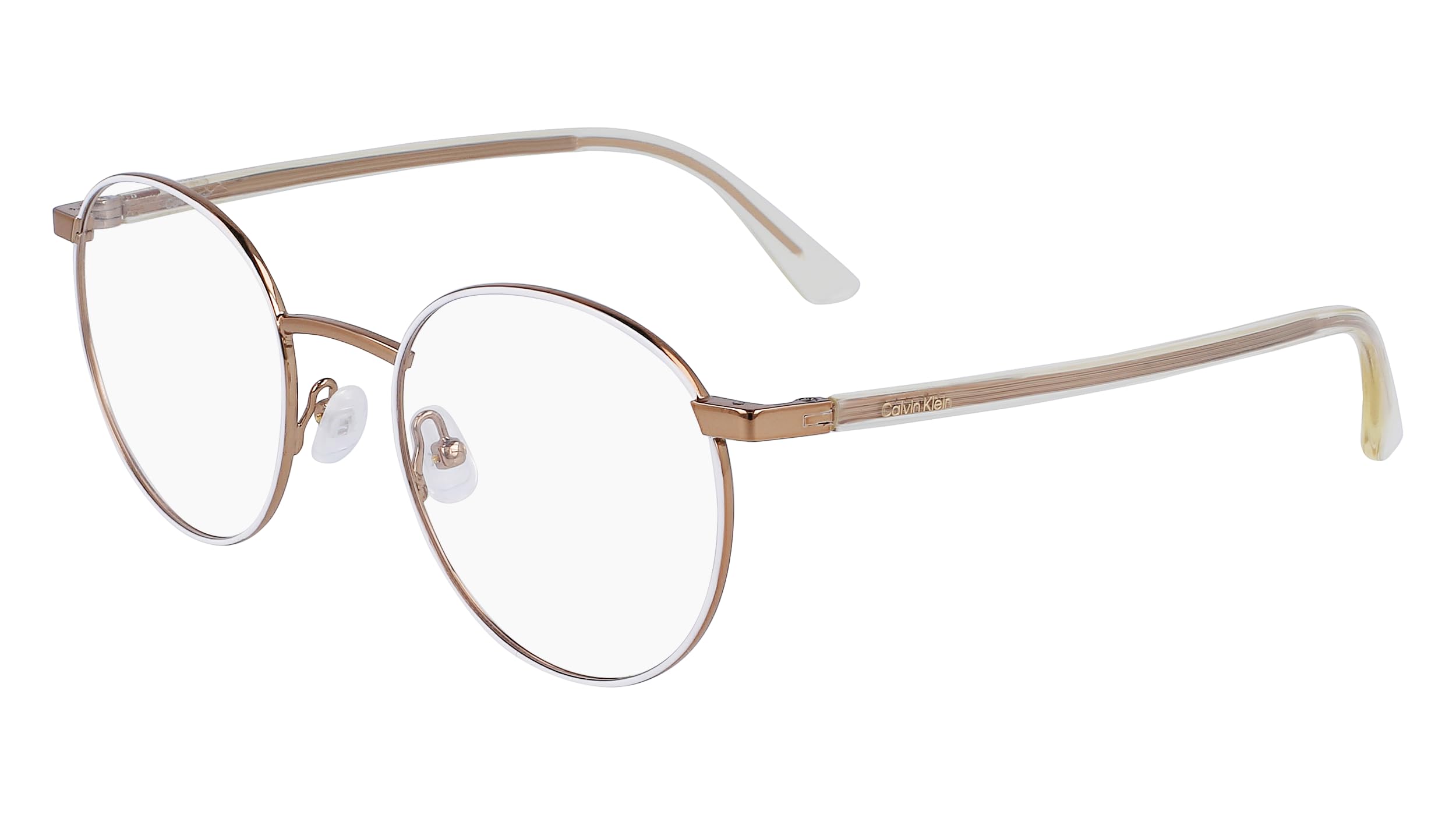 Óculos Calvin Klein Ck23106 108 White Full Rim Metal