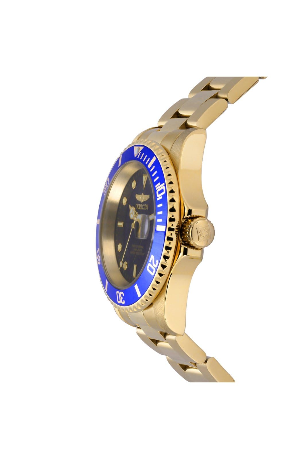 Relógio Invicta Pro Diver 26974 Em Aço Inoxidável Dourado/azul